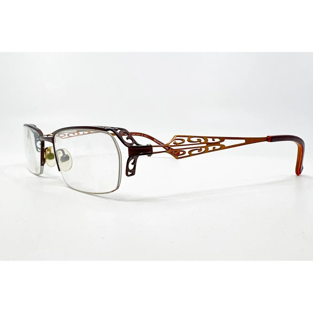 Morel Koali Eyeglasses Women Brown Filigree 6558K 52-18-135